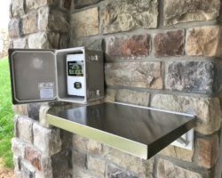 Design/Build AV, Intrusion, Point-to-Point Networking, Structured Cabling, WiFi Magnolia Green Clubhouse design build wedding venue audio control.