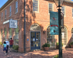 Structured Cabling with Certification Brick and Vine storefront, structured cabling in Colonial Williamsburg. More historical construction of data and voice.